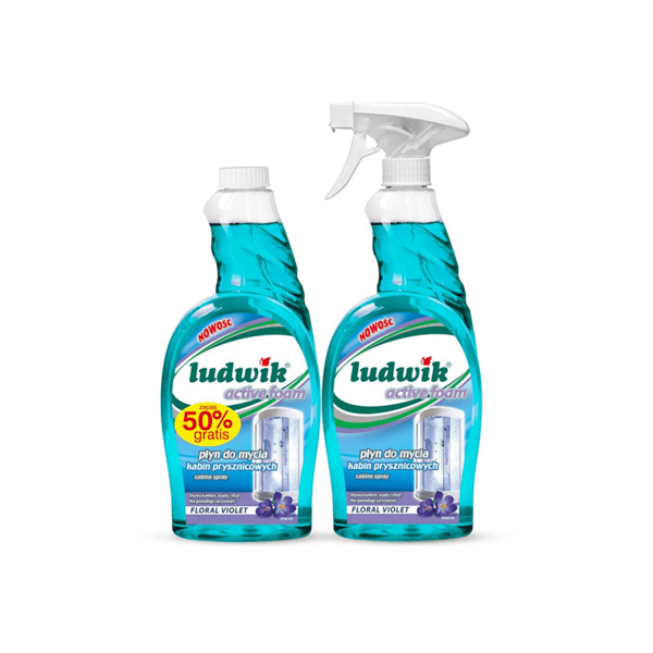 LUDWIK KABINY pryszn.750ml spray+750ml ZAPAS