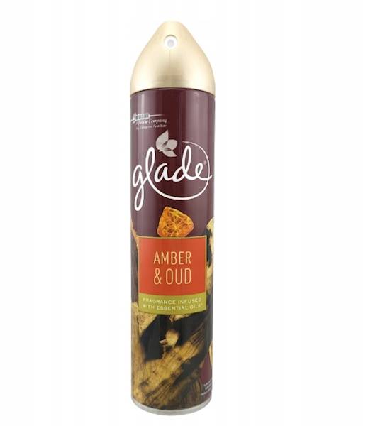 GLADE odświeżacz 300ml spray AMBER & OUD