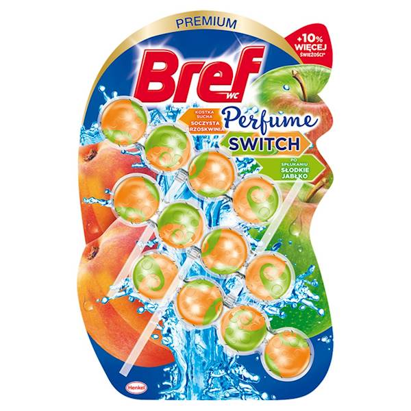 BREF WC KULKI trójpak 3x50g PERF.SWICH Brzosk.Jabł