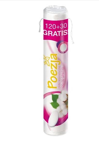 PŁATKI kosmetyczne 150szt  (120+30) POEZJA