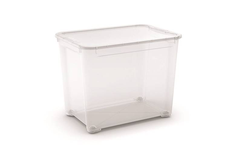 POJEMNIK 70L T BOX z/p transp.na kółkach CU-00699