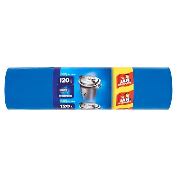WORKI 120L 25szt niebieskie supermocne JN    /9/