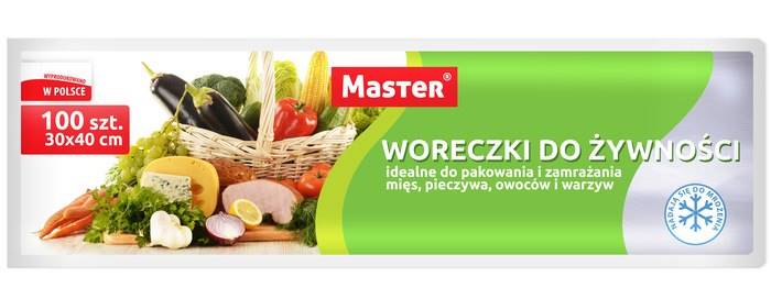 WORECZKI DO ŻYWNOŚCI 30x40cm 6L100szt MASTER 