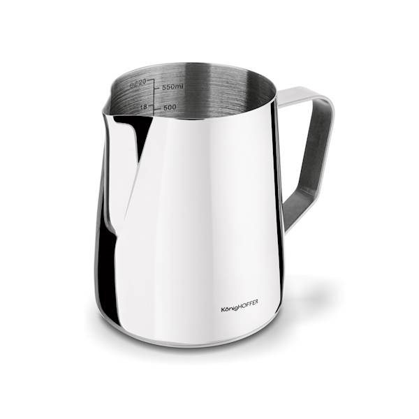 DZBANEK STALOWY DO MLEKA 600ml BARISTA NIERDZEWNY