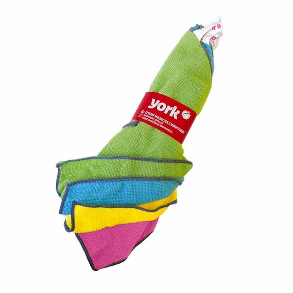ŚCIERKI Z MIKROFIBRY kpl. 4szt YORK 2618 /40/