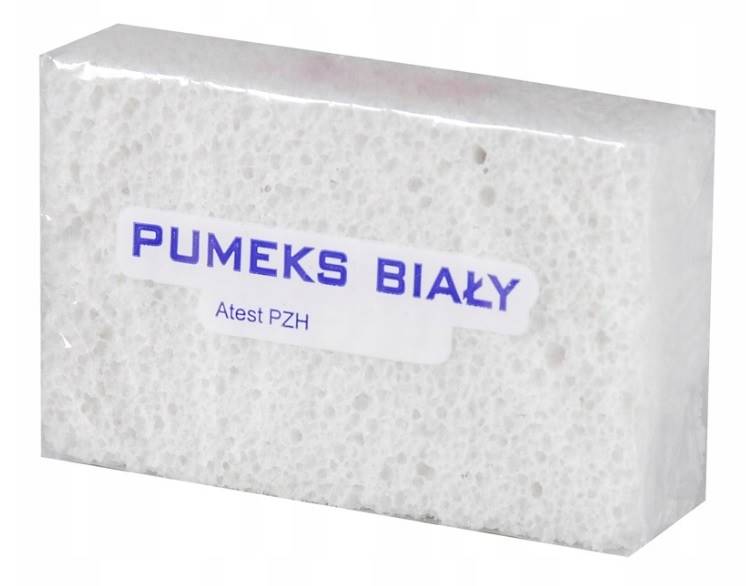 PUMEKS KWARCOWY ostry BIAŁY