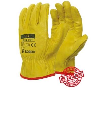 RĘKAWICE ochronne skórzane PILOT 3143   -10-
