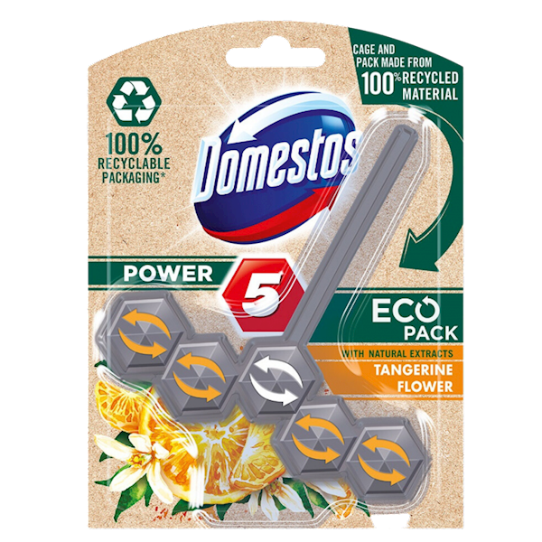 DOMESTOS POWER 5 zawieszka WCK TANGERINE FLOWER