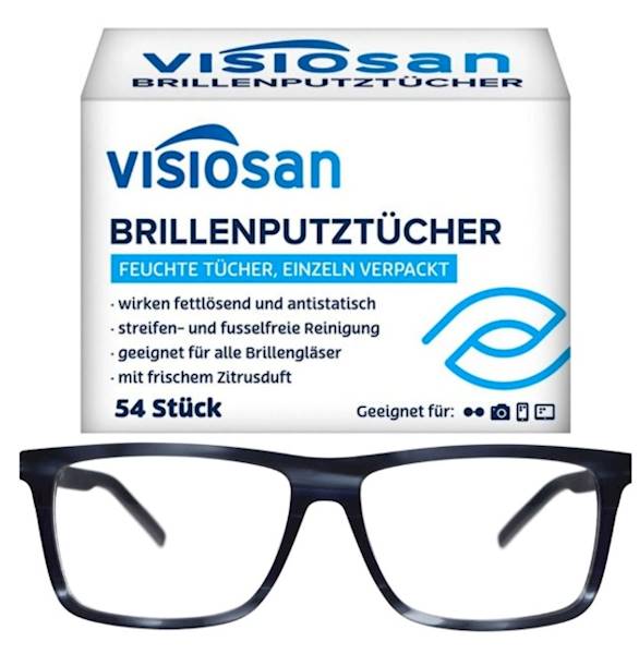 CHUSTECZKI DO CZYSZCZENIA OKULARÓW 54szt VISIO