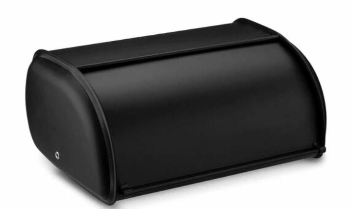 CHLEBAK Satino Black CZARNY mały 35cx23,5x14,5cm