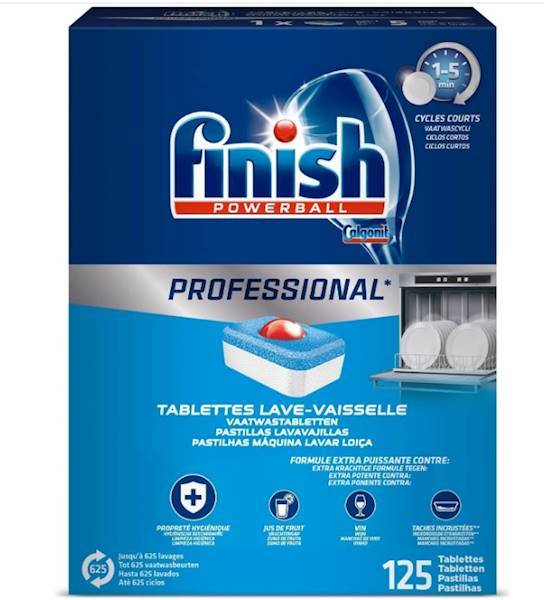 FINISH tabletki do zmywarek - 125szt POWERBALL