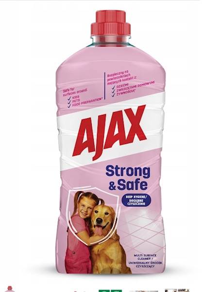 AJAX płyn uniwersalny 1L STRONG & SAFE