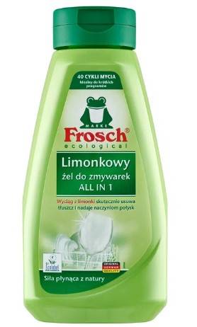 FROSCH żel do zmywarek LIMONKA 650ml /8/