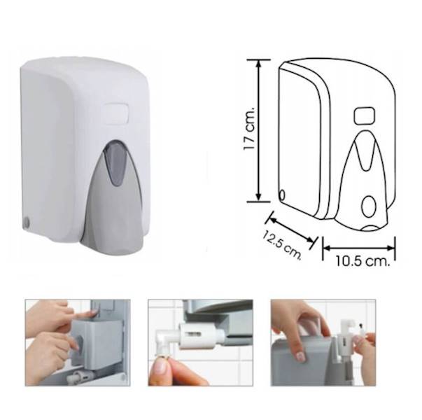 DOZOWNIK do mydła w płynie 500ml CZARNY!!!  HS132B