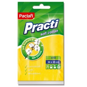 ŚCIERKA PRACTI jak bawełna 10szt 34x45cm PACLAN