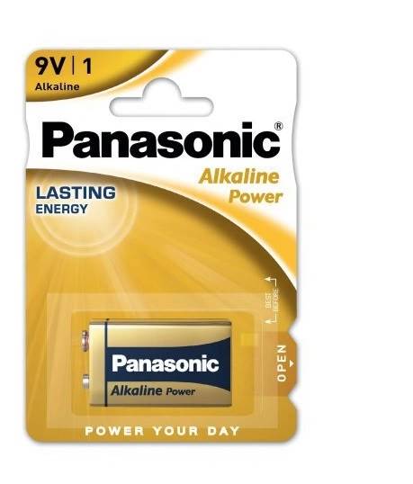 BATERIA 6LR61 9V alkaline -kostka- PANASONIC 