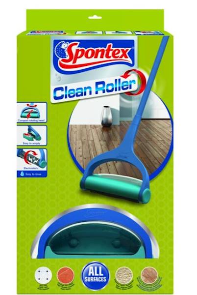 SZCZOTKA ręczna na kiju SPONTEX CLEAN ROLLER
