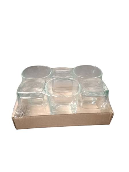 KPL SZKLANEK - 6szt NISKA ALVA  MIX 245 ml