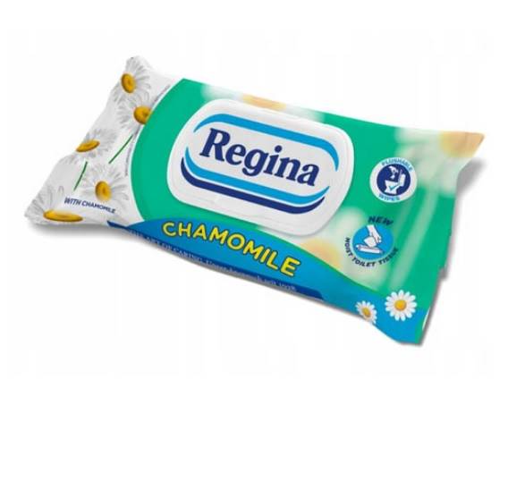PAPIER NAWILŻANY TOALETOWY REGINA RUMIANEK