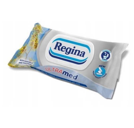 PAPIER NAWILŻANY TOALETOWY REGINA ULTRAMED