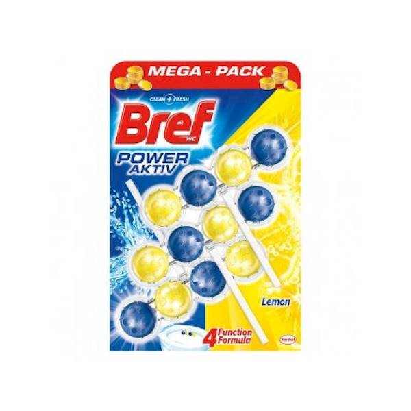 BREF WC KULKI -trójpak 3x50g LEMON zawieszka
