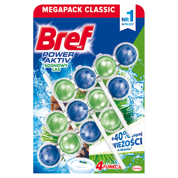 BREF WC KULKI -trójpak 3x50g PINE zawieszka