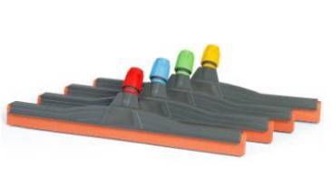 ŚCIĄGACZKA DO PODŁÓG 55cm plastikowa mix kolor