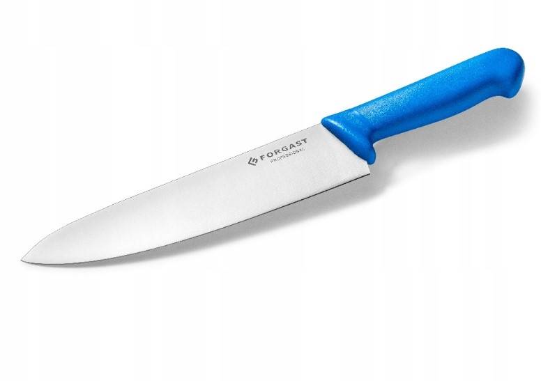 NÓŻ 22cm HACCP NIEBIESKI ryby