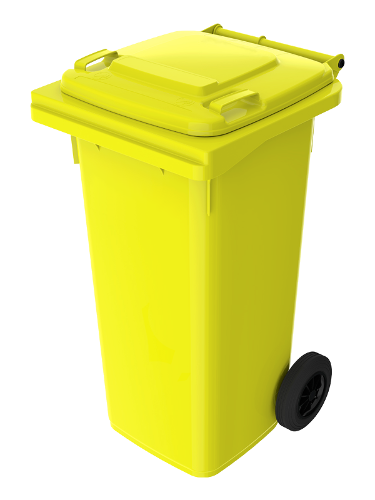 KOSZ POJEMNIK NA ODPADY 120L ŻÓŁTY 721099