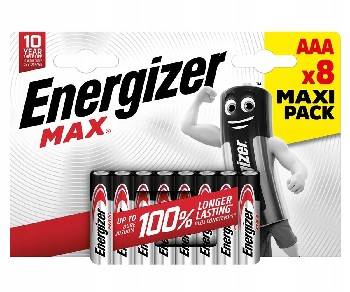 BATERIA ENERGIZER LR6 AA op.8szt MAX