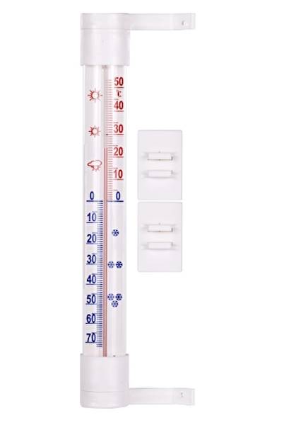 TERMOMETR zaokienny 23cm 20500 przyklejany ŚREDNI