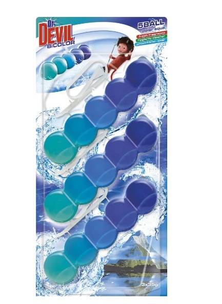 DR DEVIL KULKI zawieszka do WC trójpak 3x35g POLAR