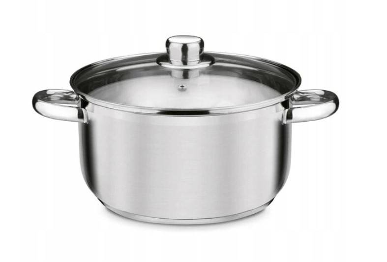 GARNEK 24cm Selva 5,4L nierdzewny z/p szkl.