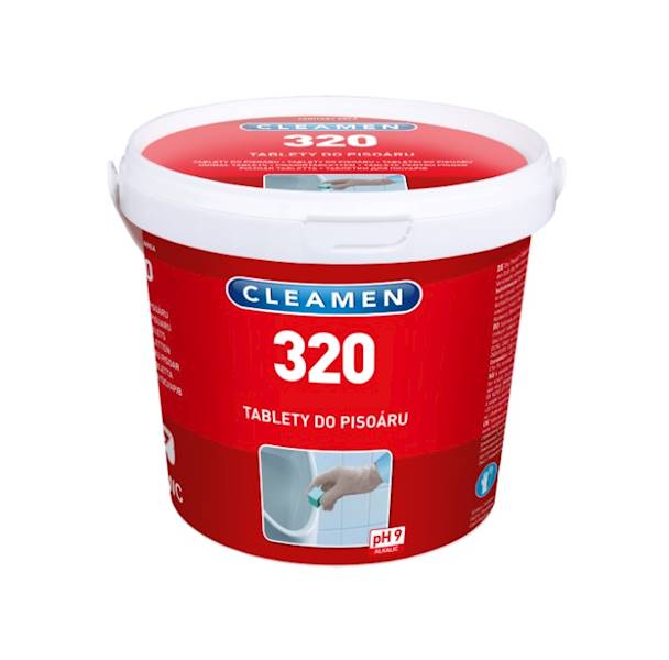 CLEAMEM 320 tabletki do pisuarów 1,5kg wiaderko 