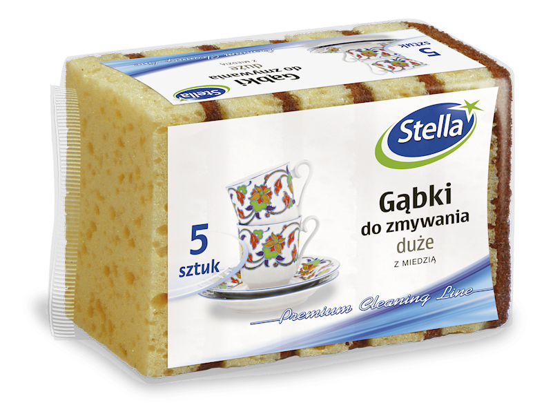 ZMYWAK kuchenny z miedzią 5szt STELLA