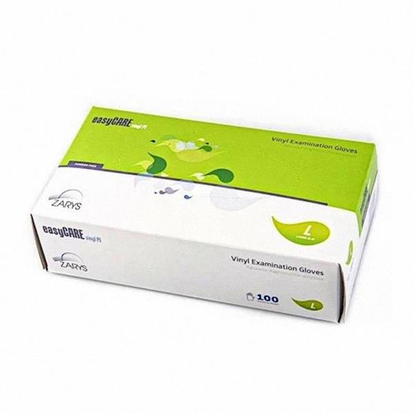 RĘKAWICE WINYLOWE bezp. XL 100szt easyCARE