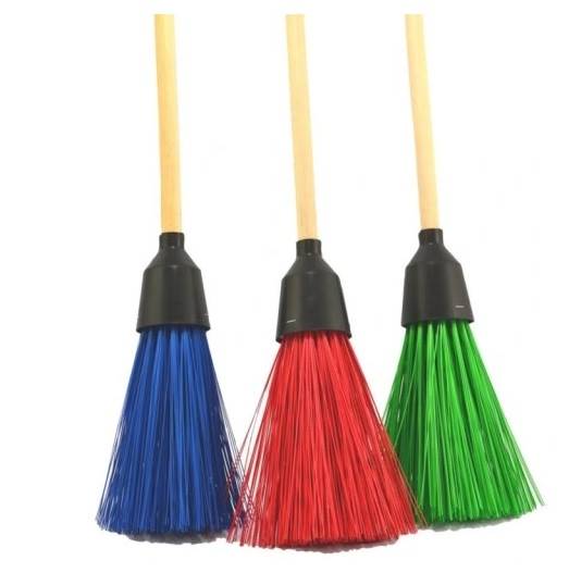 MIOTŁA ULICÓWKA NYLON OKRĄGŁA + KIJ   A 09-922