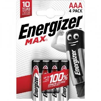BATERIA ENERGIZER LR03 AAA op.4szt MAX E92