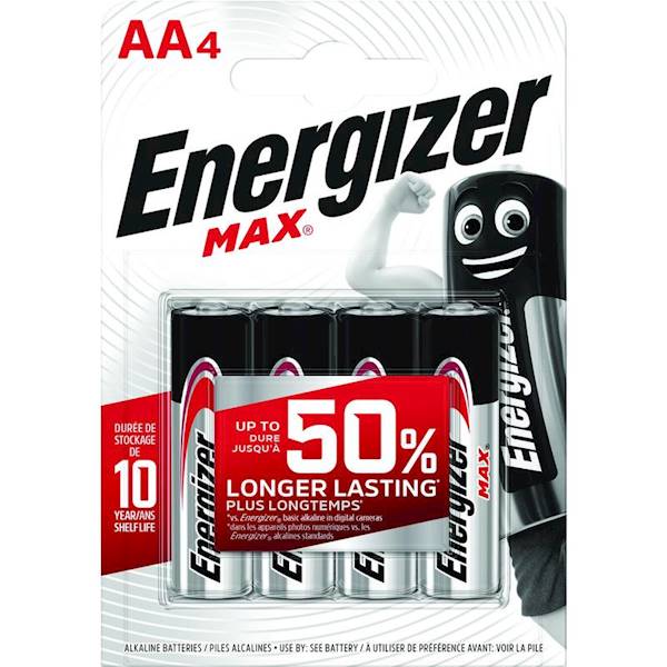 BATERIA ENERGIZER LR6 AA op.4szt MAX E91