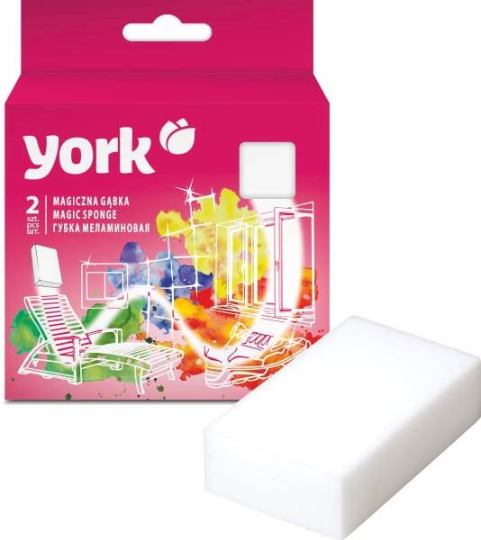 MAGICZNA GĄBKA CZYŚCIK  op.2szt YORK