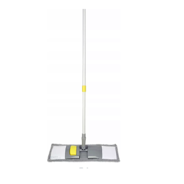 MOP płaski mikrofibra AMARILLO + KIJ szary RAVI
