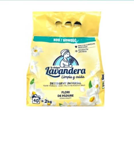 LAVENDERA 2kg proszek 40P universal DZIKIE KWIATY
