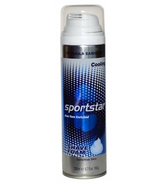 SPORTSTAR pianka do golenia 200ml COOLING Aloe