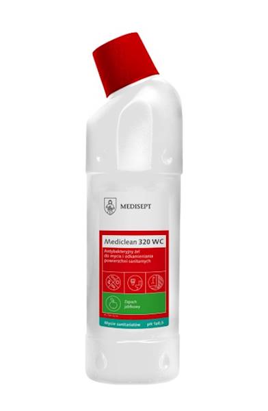 MEDICLEAN 320 WC - 750ML Antybakteryjny żel do myc
