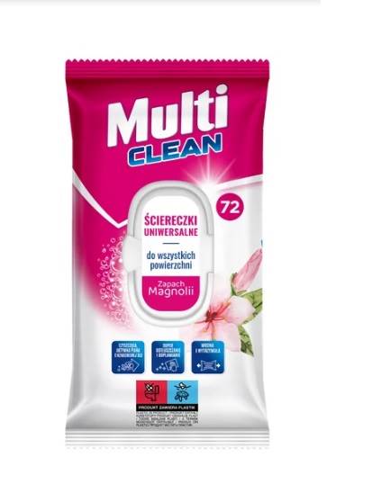 LUBA ściereczki 72szt - UNIWERSALNE Magnolia Multi