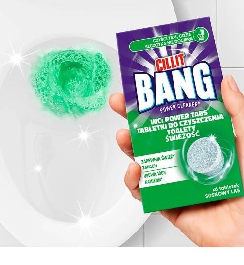 CILLIT BANG WC TABLETKI 6szt PINE
