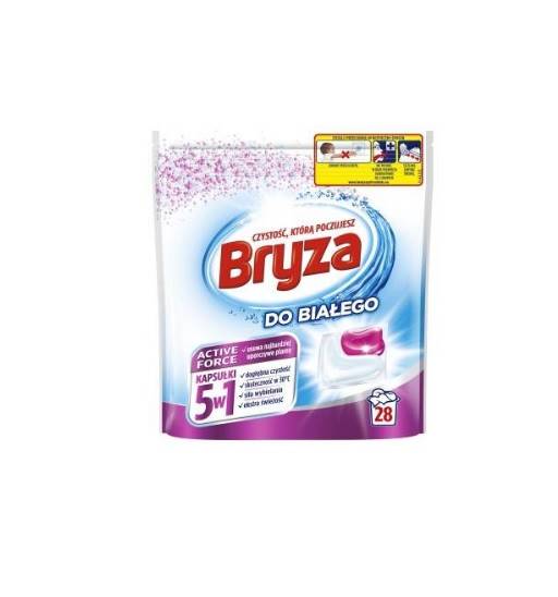BRYZA kapsułki do prania 28szt DO BIAŁEGO