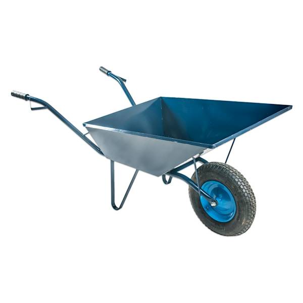 TACZKA BUDOWLANA 100L niebieska 1319
