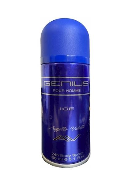 GENIUS MEN dezodorant 150ml ICE BLUE