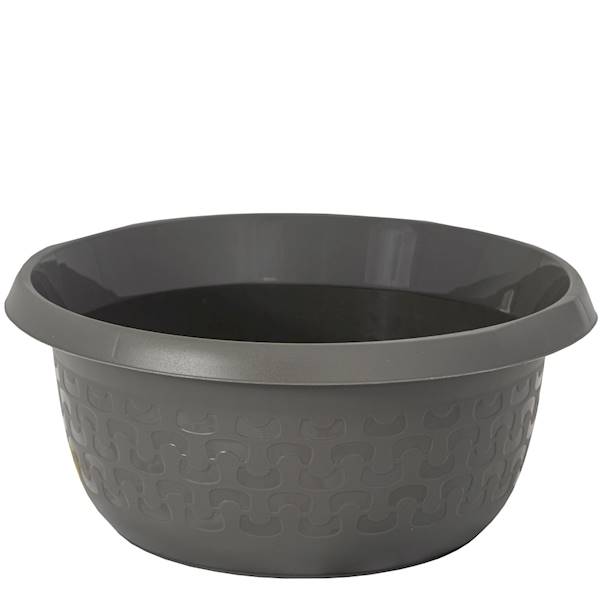 MISKA 42cm - 15L okrągła COTTON szara 